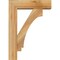 Ekena Millwork Imperial Block Rough Sawn Bracket w/ Offset Brace, Western Red Cedar, 6"W x 20"D x 28"H BKT0604X20X28IMP05RWR - alternate 3